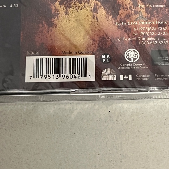 Loretto Reid & Brian Taheny Celtic Mettle  CD New Sealed - Picture 5 of 5